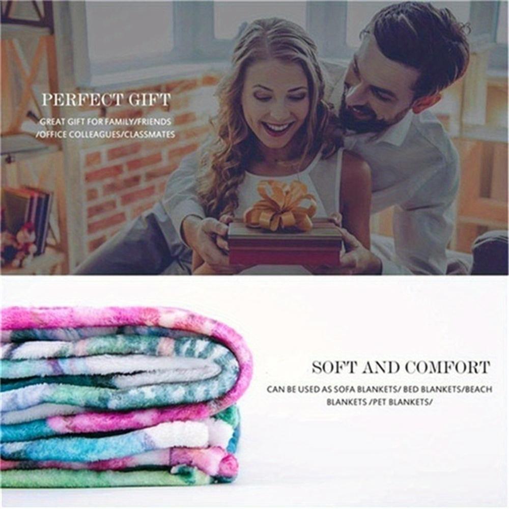 Anime Girl with Pink Highlights Blanket - Soft Cozy Throw for Bedroom Decor, Unique Gift for Anime Fans and Fashion Lovers