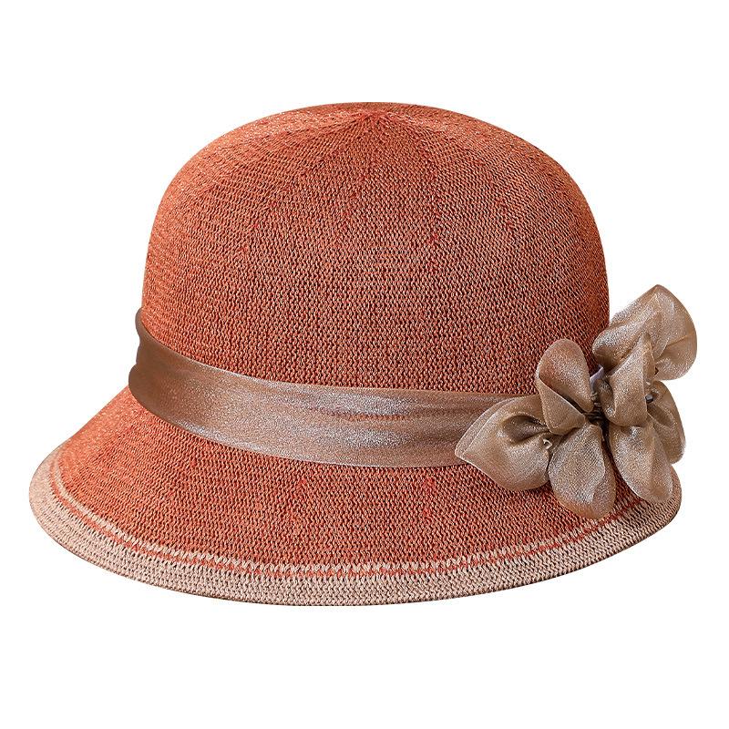 Middle aged mother basin hat fisherman hat children fashion versatile grandma sunshade sun hat spring autumn summer top hat