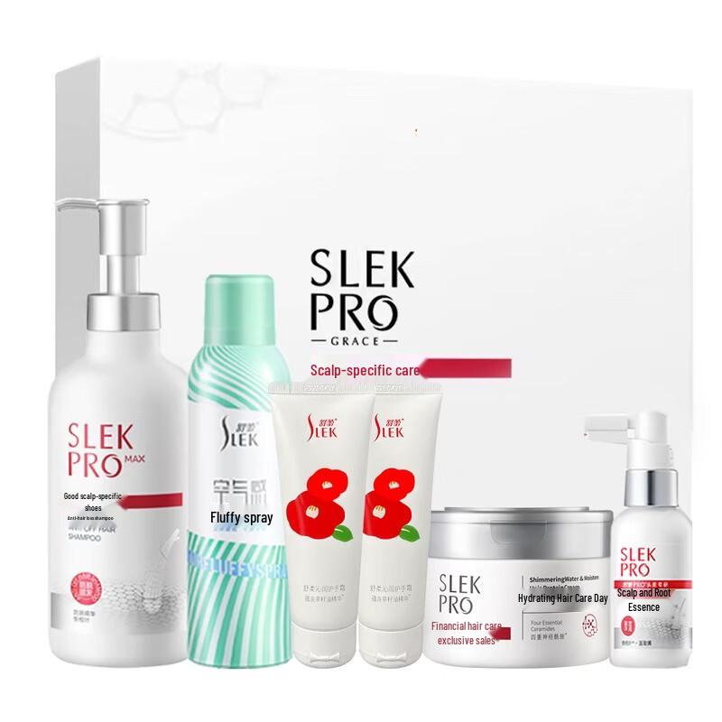 Slek Anti-Hair Loss Luxury 6-Piece Hair Care Gift Set, 5-Pack