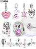 Copper Colors Charms Plata Hedgehog Puppy Beads Charm Pendant For Original Bracelet For Women Diy Jewelry Love Gift
