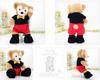 cushu cush Duffy and ShellieMay Plush Costumes, Made in Japan, Mickey Mouse & Minnie Mouse Coordination, Cute Romper and Dress with Shoes (cds398s)