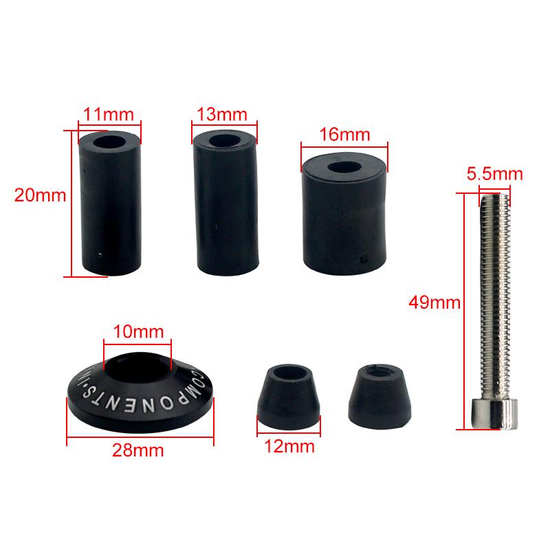 2pcs Universal Motorcycle Handle Bar End Weight Handlebar Grips Cap Anti Vibration Plug
