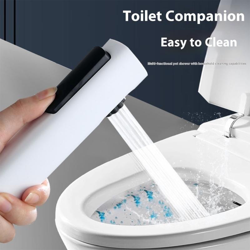 Ergonomic Handheld Toilet Sprays Tool with Corrosion Resistant Easy Installation Suitable for Multiple Cleaning Purposes