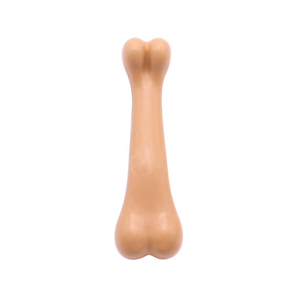 Durable Dog Chew Toy Beef Flavor Realistic Bone Shape Pet Chewing Stick Interactive Durable Dog Toy for Teeth Cleaning and Entertainment