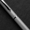 PENTEL EnerGel Philography Ballpoint Gel Silver Black Pen, Ink, 0.5mm, Barrel, BLN2005Z,