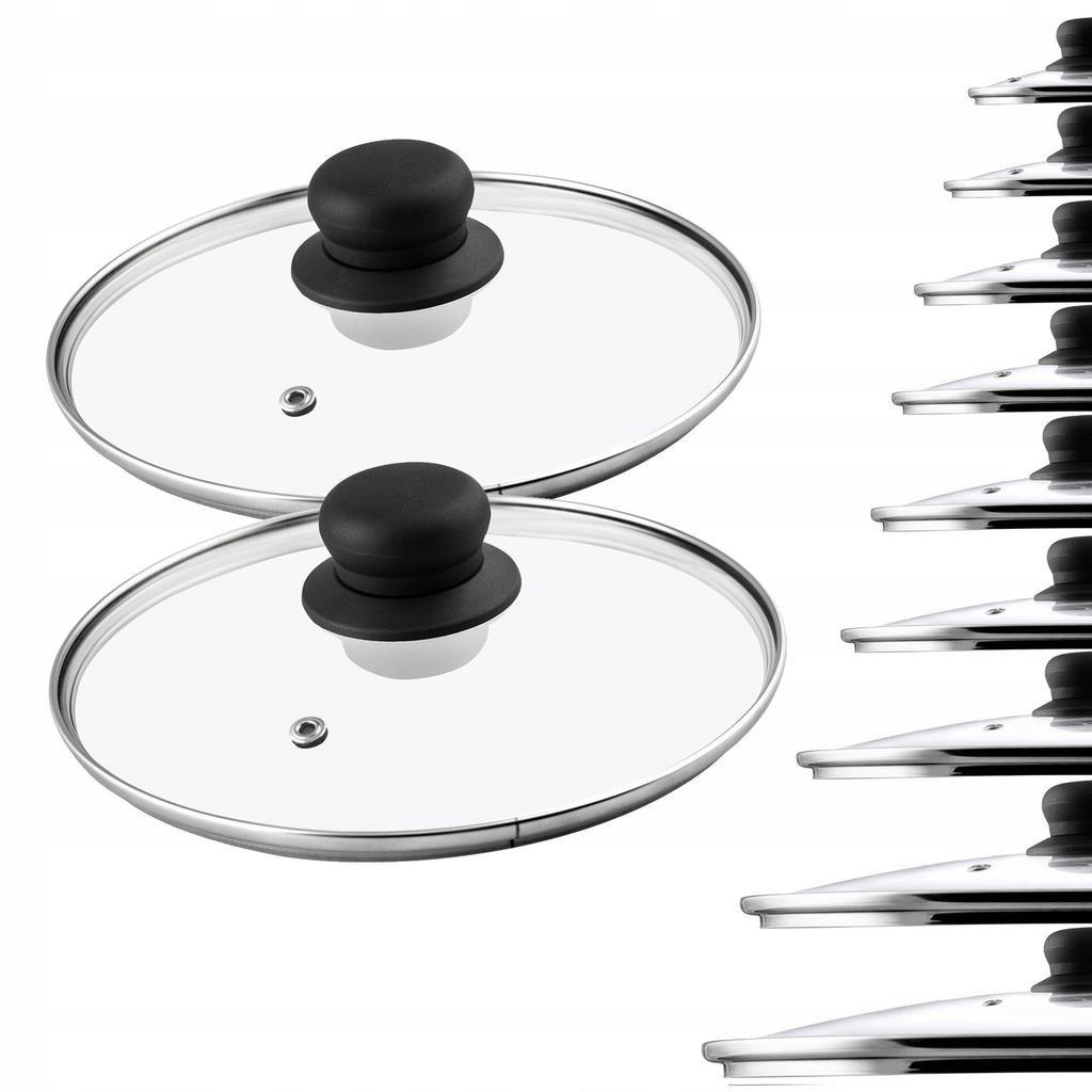 KADAX Szklana Pokrywka Pokrywa Garnka Patelni Uniwersalna Żaroodporna