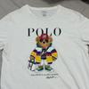 Used Polo Ralph Lauren M Size T-shirt White Sunglasses Bear Pattern