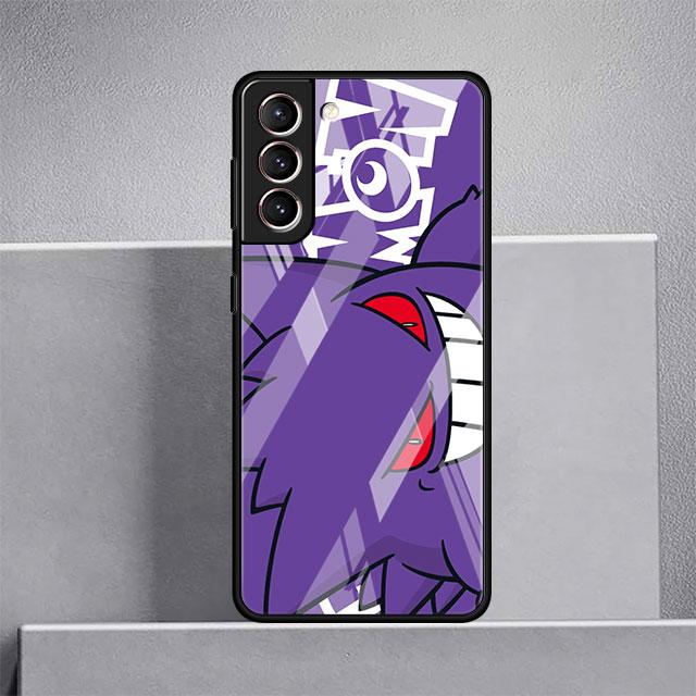 Szklane etui na Samsunga Galaxy S22 Ultra S21 Plus S20 FE Note 20 10 Lite S10 S9 S8 S10e Hartowana osłona na telefon Pika Pokemoon Słodkie