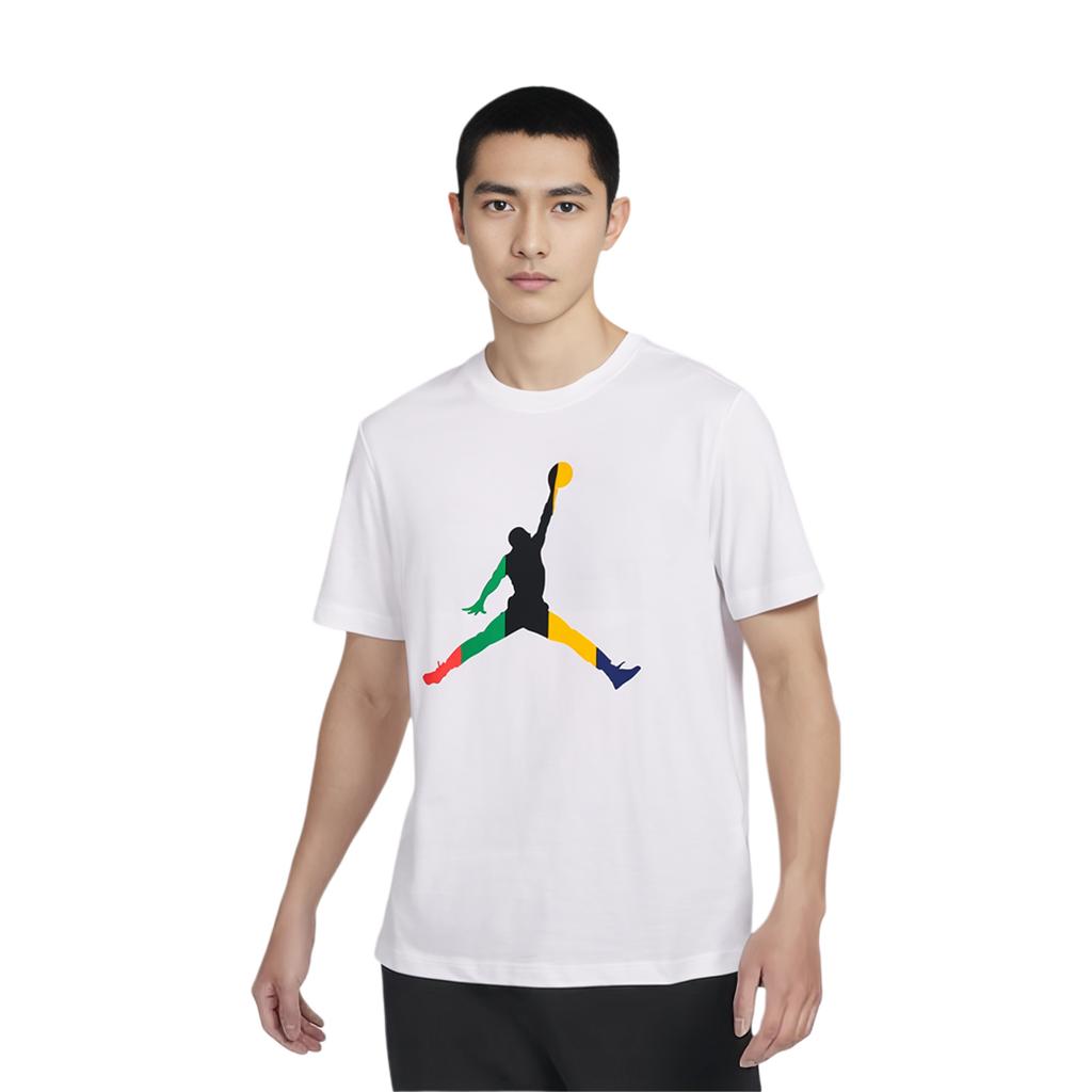 Jordan Sport DNA Jumpman Rundhals Kurzarm T-Shirt Herren Oberteile Weiß CU1975-100