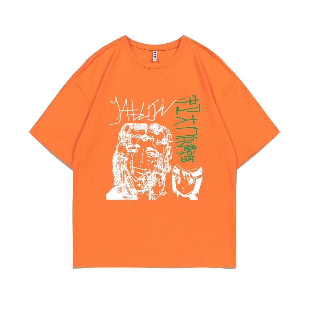 Limited Edition Yabujin T-shirt Summer Unisex O-collar Cotton T Shirt Short Sleeve Men Women Oversized Tshirt Male Vintage Tees