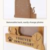 Wood Pet Photo Frame Dog/Cat Shape Photo Album Frame Cat Keepsake Frame  Home Decor