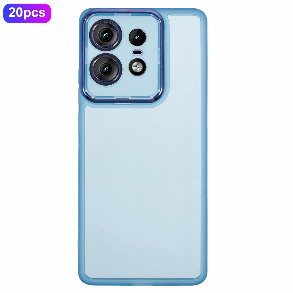 Bulk Purchasing 20Pcs For Motorola Edge 50 Pro 5G Case Electroplated Camera Frame TPU Phone Cover Precise Cutouts