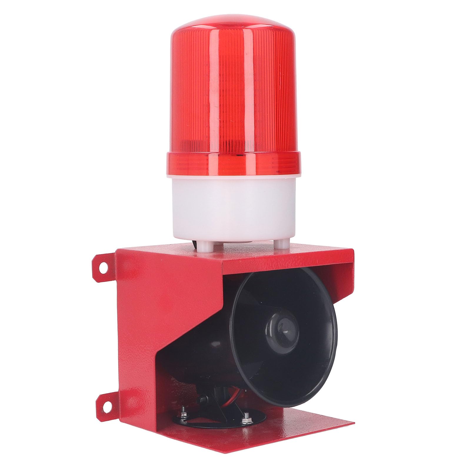 115dB Industrial Sound and Light Alarm, Energy Saving and Highlight, Waterproof Alarm Siren Horn, Wide-Application Emergency Outdoor Alarm Strobe with