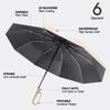 UV Protection Automatic Rain Umbrella with Ring Buckle Women's Parasol  Men and Women