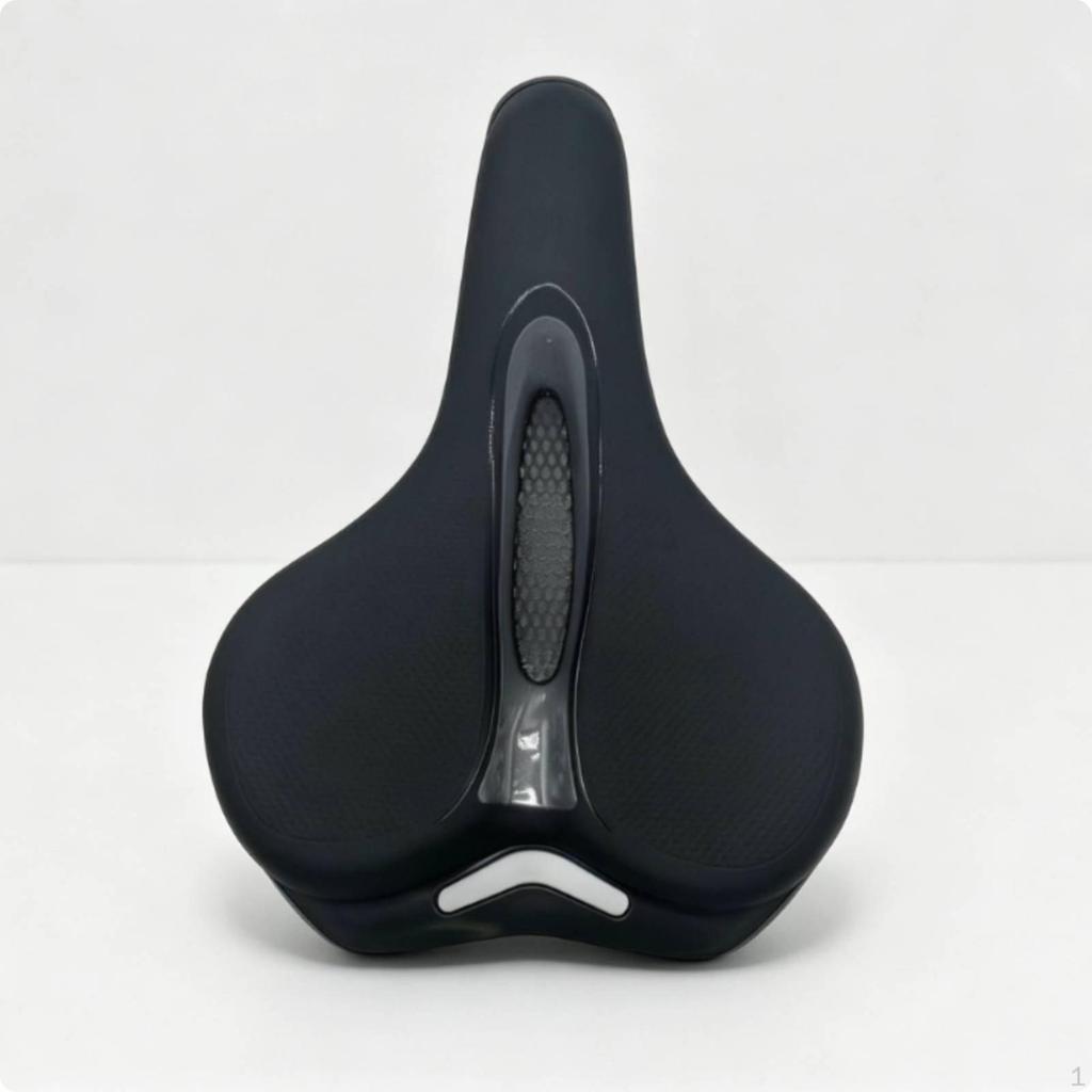 Ergonomic Bike Saddle Streamlined Hollow Breathable Cycling Seat PU