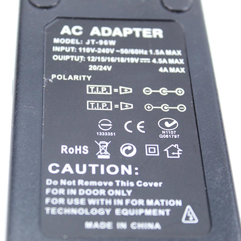 Multiple Voltages 200W Power Supply Adapter Featuring 7 Voltages Option Plastic Perfect for Laptops & Drill Compatibility