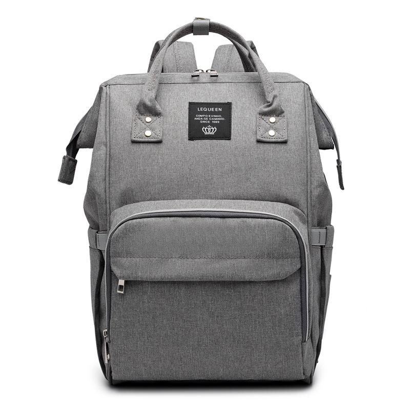 LEQUEEN Multifunctional Fashion Backpack for Moms - Large Capacity Mother and Baby Bag