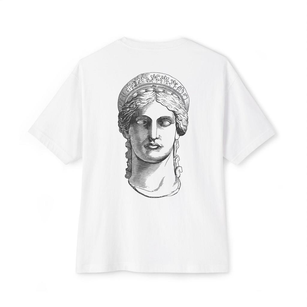Unisex Oversized Boxy Tee INNER GODDESS AWARD, Aesthetic Minimalist Shirt, Unique Graphic Apparel, Self-Care Gift