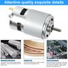 775 DC Motor 12V 3000-15000RPM High Speed Large Torque Motor for Small Drill/Micro Machine Tool with Ball Bearing and Fan Blades