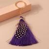 Pretty Tassels Feather Keychain Women Girl Key Ring Pendants for Handbag Decor DIY Handmade Jewelry Gifts