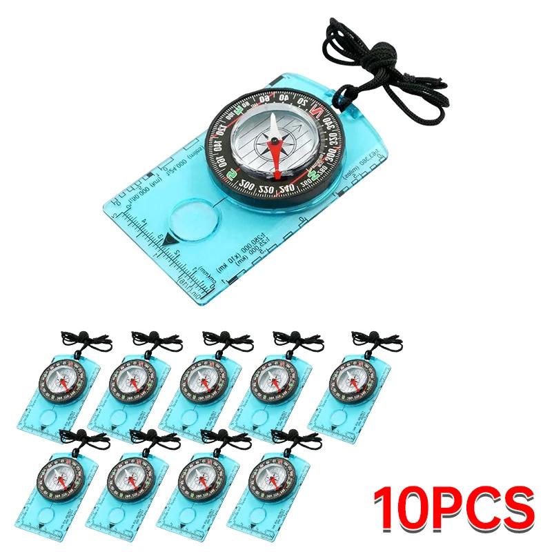 Hiking Backpack Compass Kids Compass Camping and Navigation Compass Backboard Compass for Map Reading