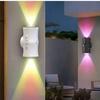 Motion Sensor LED Wall Light RGB Rechargeable Double-head Magnetic Spotlight for Bedroom Hallway Stair Ambient Lighting