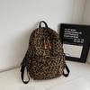Schoolbag new large-capacity backpack leopard print computer backpack college student high school men's and women's schoolbags Korean version 