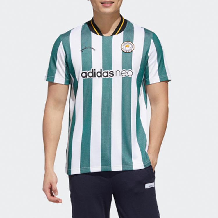 Adidas Neo Sports Straight Cut T-Shirt Men Tops Green White GL7216