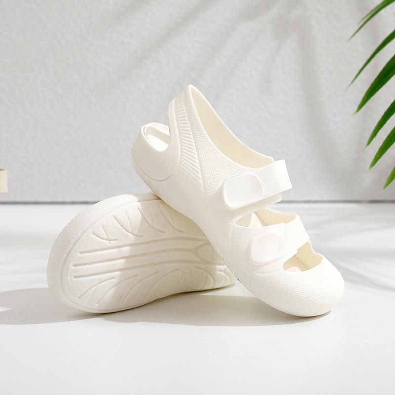 Letní dětské sandály Baby Batole Měkké Neklouzavé Boty Princezna Dětské Plážové Sandály Roman Sandály Protiskluzové