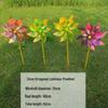 Dazzling Sunflower Pinwheel: Colorful Rotating Garden Decoration for Children with Wooden Handle