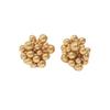 2025 New Geometric Women's Earrings Versatile Small Fragrant Wind Round Ball Design Earrings Premium CCB Earrings Women
