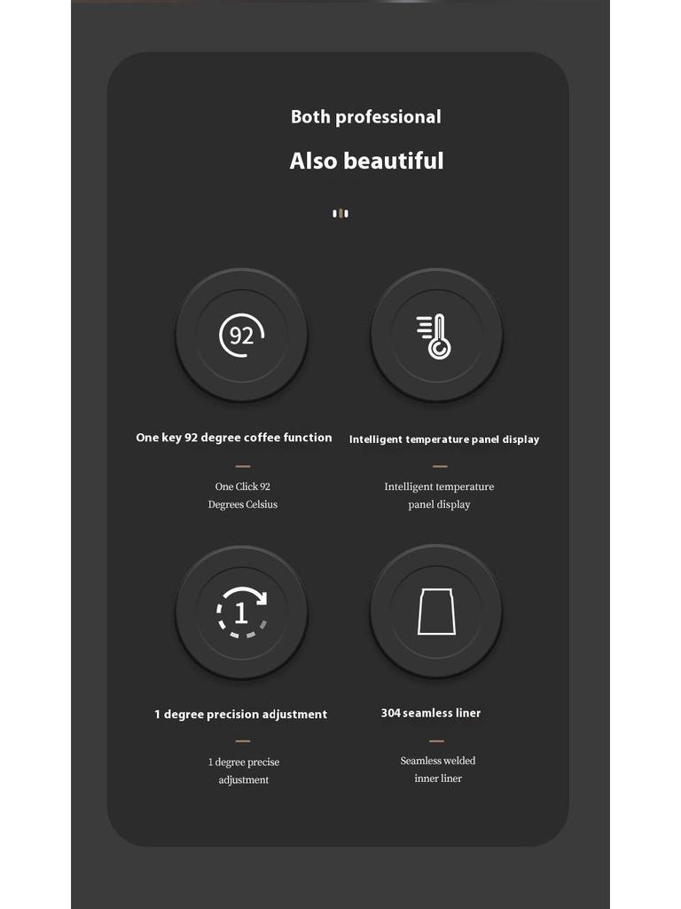 Cross-Border Gooseneck Electric Kettle, 110V, Pour-Over Coffee, Constant Temp, EU/UK/US Standards
