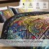Soft with Soft Fabric Duvet Cover Elephant Print Beding Set Soft Plus Comfortable Quilt Cover for Bedrom Guest Rom 1*Quilt Cover + 2*Pilowcase