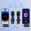 [2025 New Pin Microphone] Spin Microphone, 360° Sound Collection and Recording, Wireless Microphone, Instant Connection, Noise Reduction, AudioVideo