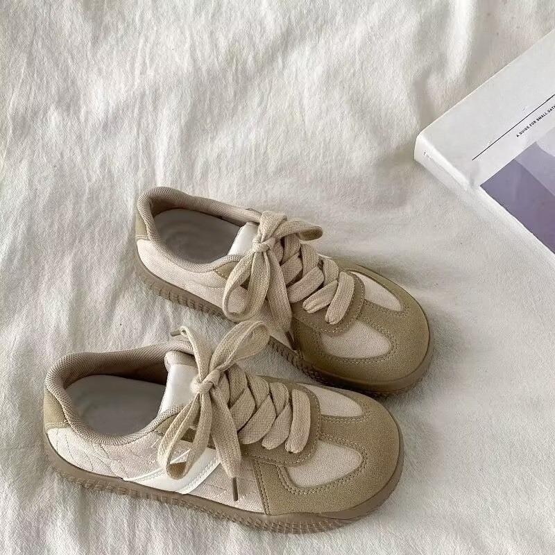 Thick-soled Shoes for Women, Breathable and Versatile, Low-top Shoes, Retro Casual Sports Sneakers