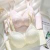 Lace Hole Cup Bra Seamless Bra Soft Support Lightweight and Breathable Bra Push Up Bra