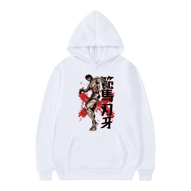Bushido Grappler Baki Men's Hoodies Boys Harajuku Girls Pullover Fancy Music Gift Casual Loose Comfortable Sweatshirt