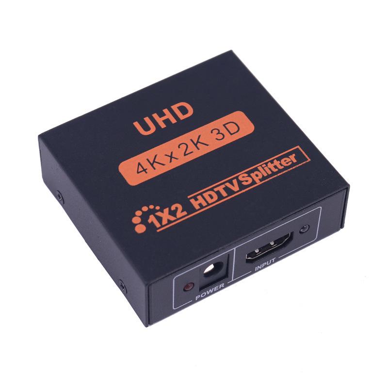 4K HDMI Splitter: 1 Input to 2 Output Screen Sharing Converter