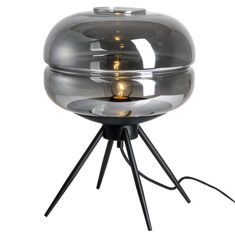 Nordic Modern Glass Table Lamp - Creative, Decorative Lighting for Living Room, Bedroom, or Bedside.