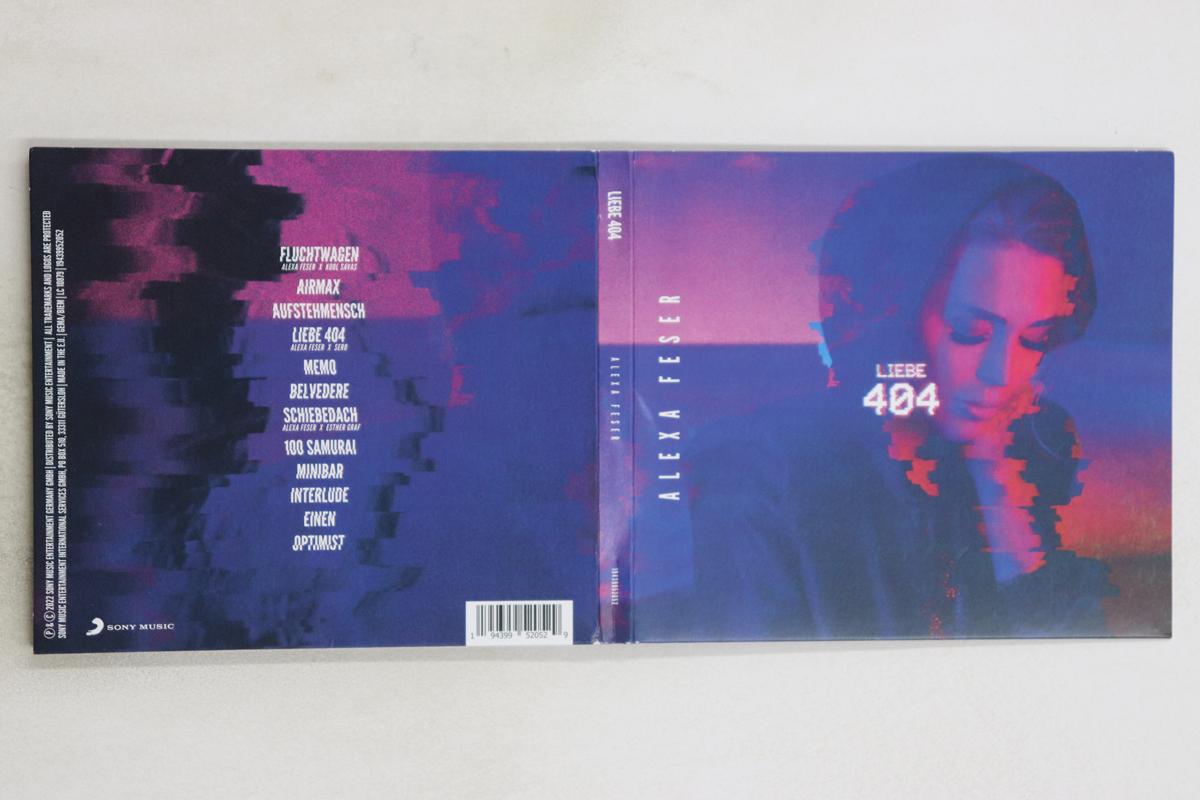 

CD ALEXA FESER - Liebe 404 19439952052 SONY 2022 Europe Pop Used