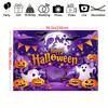 Halloween and Pumpkin Background Cloth, Halloween and Pumpkin Bat Moon Background Cloth
