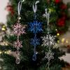 Snowflake Christmas Decoration Double Layer Ice Crystal For Festive Accessories