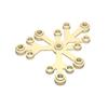Parti MOC Piante Foglie d'Albero 2417 Foglia 6 x 5 Mattoncini Compatibili Assemblaggio DIY Blocchi da Costruzione Casa Giardino Fogliame Particella