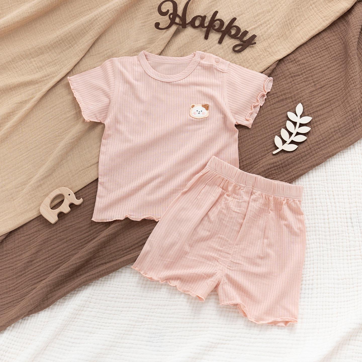 Breathable Baby Boys & Girls Elastic Split Crotch Summer Shorts 100 cm