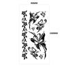 English Tattoo Sticker Feather Red Lip Totem Arm Circle Set Simulation Waterproof Tattoo Sticker