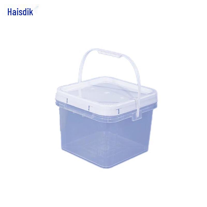 Heisdick Transparent Plastic Storage Bucket