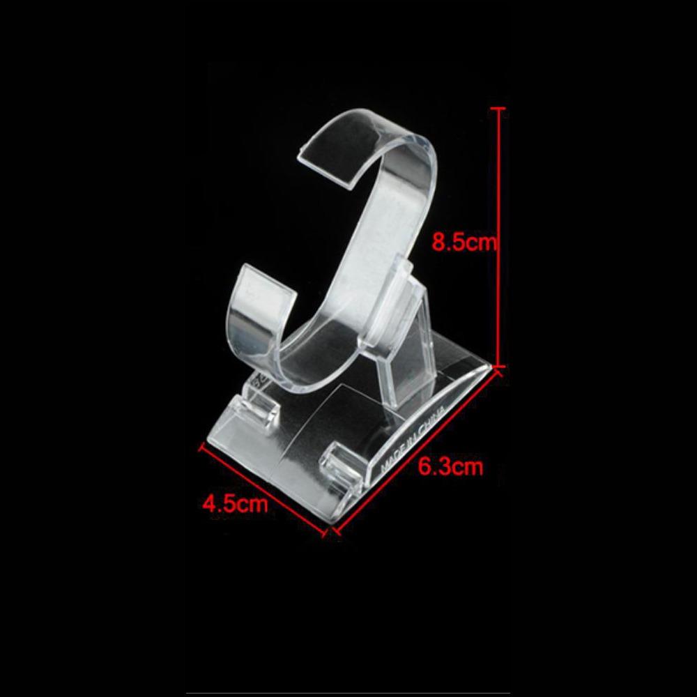 Clear Watch Rack C-type Watch Storage Holder Universal Bangle Cuff Bracelet Organizer