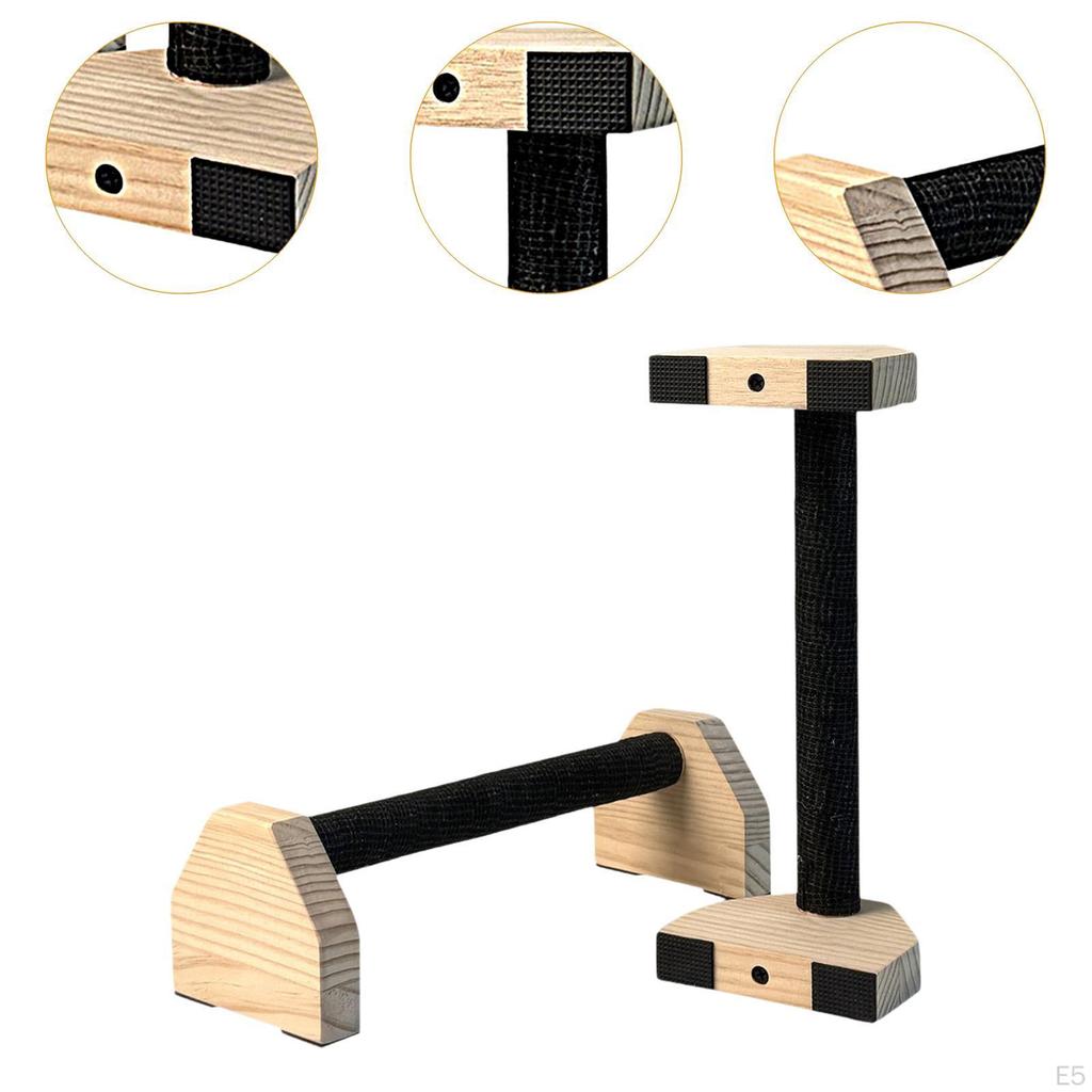 Griffset, Ergonomisch, Stabil, für Männer und Frauen, mit Holzgriffen Fitness Kraft