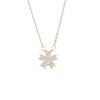 Sakura Flower Pendant Necklace: Women's Sweet Retro Zircon Clavicle Chain - Elegant & Stylish.