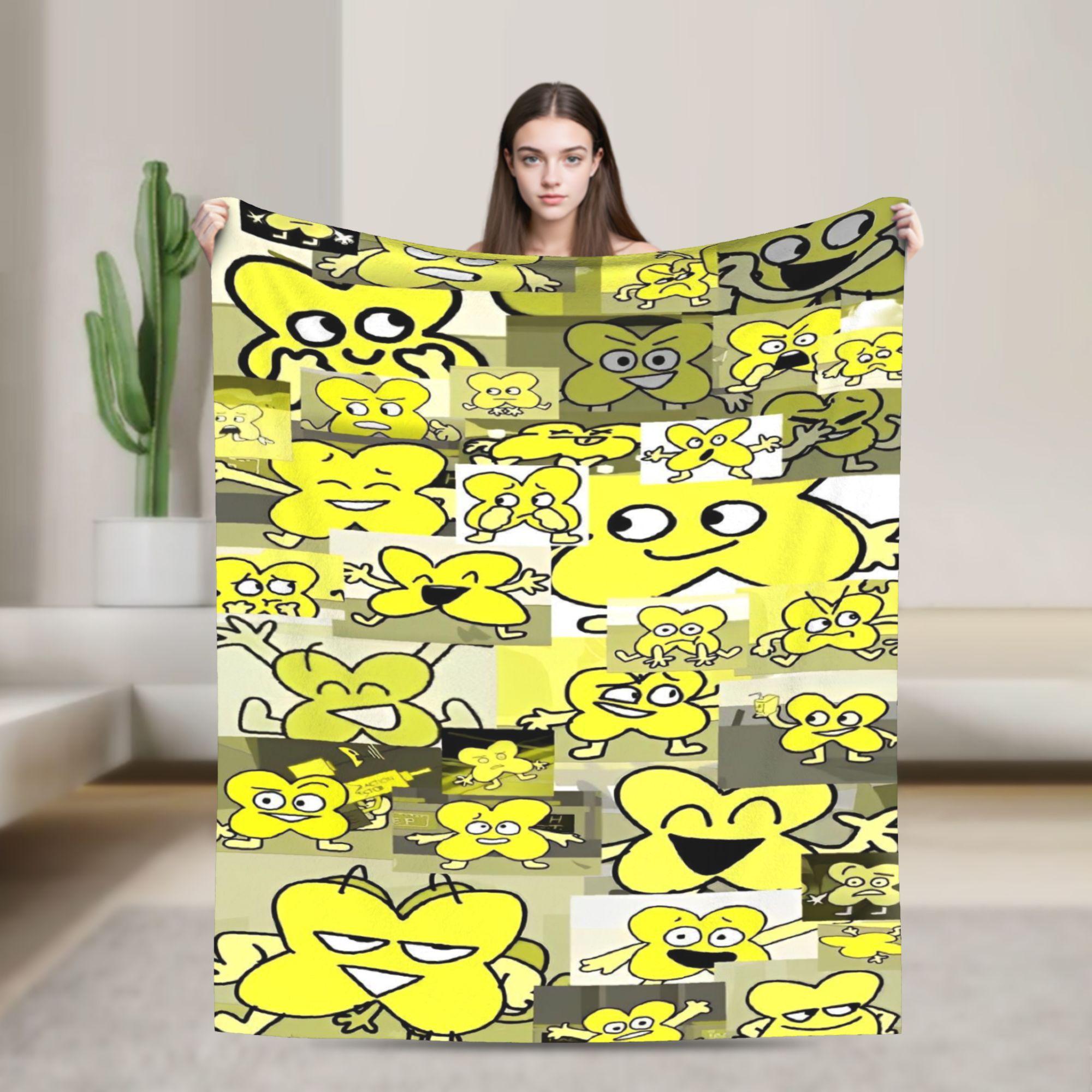 

Cartoon Knitted Blankets Fleece Bfdi Lightweight Throw Blankets for Outdoor Travel Bedroom Quilt 150x200cm